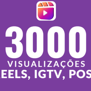 COMPRAR 3000 VISUALIZAÇÃO REELS