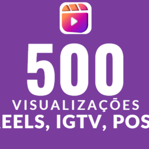 COMPRAR 500 VISUALIZAÇÃO REELS