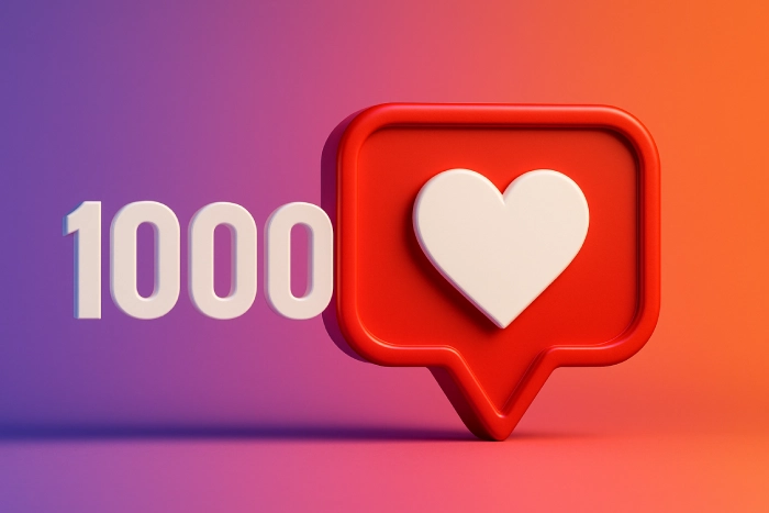 1000 Curtidas no Instagram