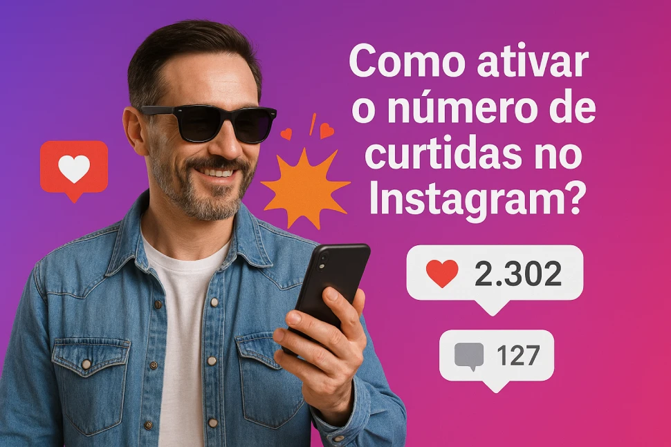 Como ativar o número de curtidas no Instagram