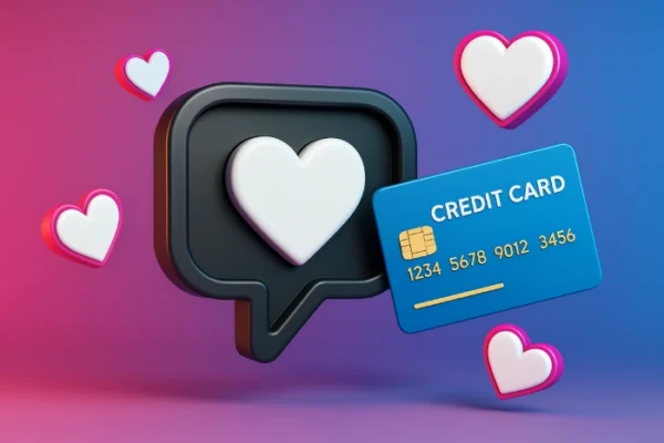 Curtidas no TikTok com Cartão de Crédito