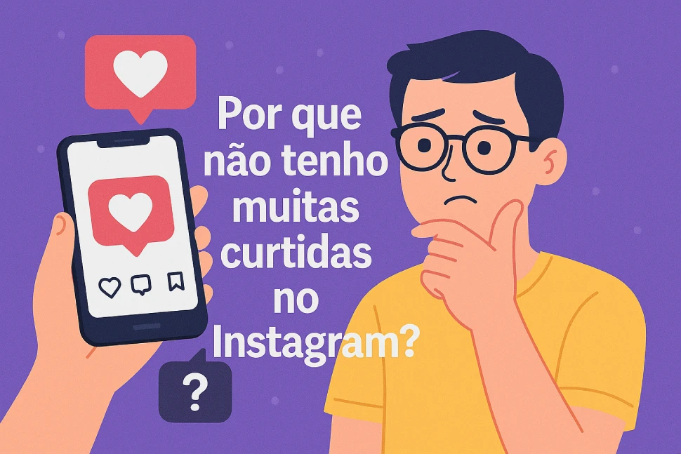 Porque não tenho muitas curtidas no Instagram?