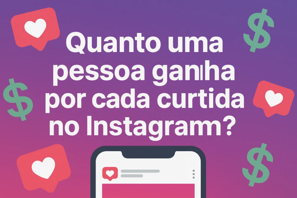 Quanto uma pessoa ganha por cada curtida no Instagram?