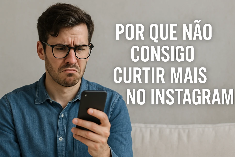Por que não consigo curtir mais nada no Instagram?