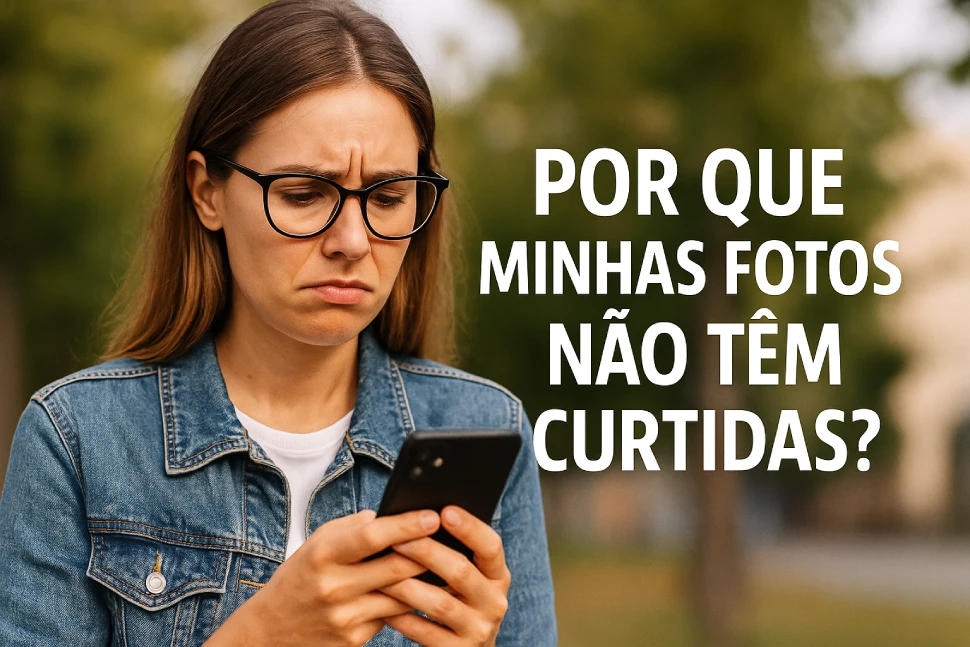 Porque minhas fotos não têm curtidas?
